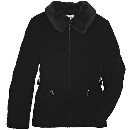 White Stag - Women's Plus Quilted Velvet Jacket