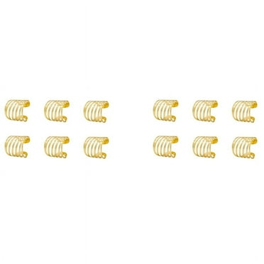 Gold Napkin Rings Set of 12, Hollow Napkin Ring Holder for Wedding Christmas Family Gathering Table Decoration