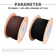 thumbnail image 2 of 2 volumes 1mm x 32 Yards Cotton Cord String for Bracelet Jewelry Making Cord Necklace Bulk Beading Thread, 2 of 5