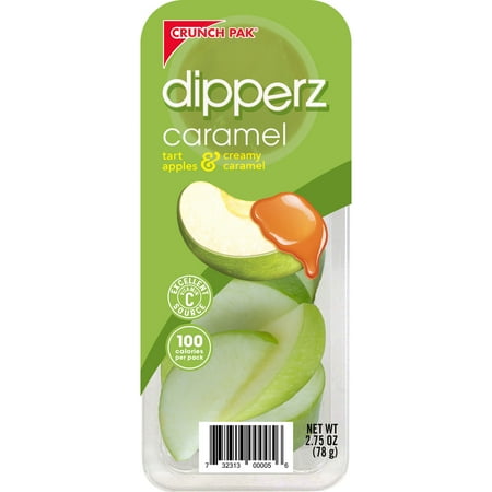 Crunch Pak Snack with Fresh Tart Sliced Apples and Caramel, 2.75 oz