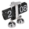 thumbnail image 1 of Flip Down Clock, Retro Style High Accuracy Simple Operation Flip Clock Fashion Design  For Household For Bedroom For Office, 1 of 8