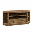 thumbnail image 3 of Sauder Palladia Corner Entertainment TV Stand for TVs up to 60", Vintage Oak Finish, 3 of 13