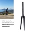 thumbnail image 4 of 700C Full Carbon Fiber Lightweight Bike Fork, Stable Silent Ride Bike Front Fork with High Strength, for Flexible Off Road, Adjustable Rebound Speed with Flat or Bumpy Road, 4 of 7