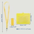 thumbnail image 5 of Unique Bargains Lanyards for ID Badges Card Holder with Strap Durable for Work IDs Yellow, 5 of 6
