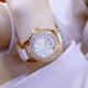 thumbnail image 3 of Reloj de cadena con diamantes para mujer Los relojes dorados son adecuados para mujeres., 3 of 5