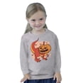 thumbnail image 3 of Awkward Styles Halloween Toddler Long Sleeve Shirt Pumpkin Dinosaur Kids T-Shirt, 3 of 5