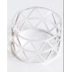 thumbnail image 1 of Xiao Hua Hebilla de servilleta de metal triangular ahuecada, anillo de servilleta, anillo de tela, decoración de mesa de comedor (plata), 1 of 4