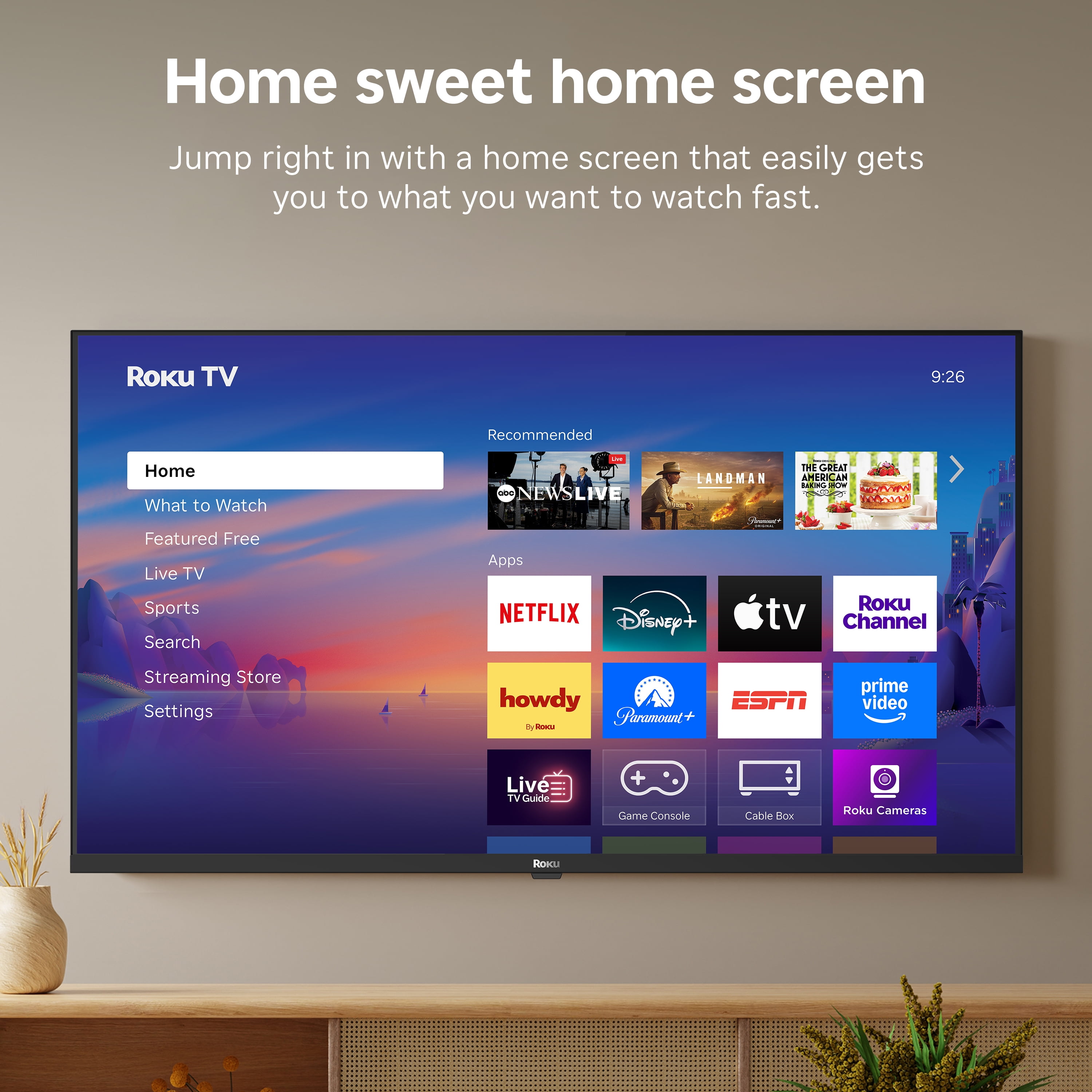 Roku Smart TV – 32-Inch Select Series, 1080p Full HD TV – Roku TV with Voice Remote