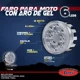 thumbnail image 2 of 1 Pz Faro Redondo 6 Led Aro Rgb Moto Auto Universal 4x4 12v, 2 of 6