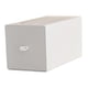 thumbnail image 5 of Caja de almacenamiento de escritorio apilable, ahorra espacio, resistente, para oficina, hogar, minimalista, versátil, organizador con cajón, color 20 cm x 10 cm x 10 cm, 5 of 8