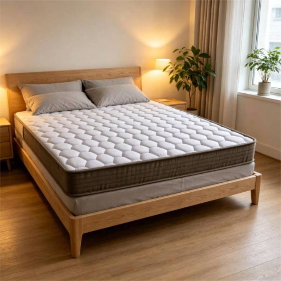 6 Inch Soft - Medium Firmness Pocket Spring Mattress - Pocket Coil Mattress, Full size.