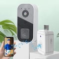 thumbnail image 2 of Smart WiFi Doorbell Home Security Wireless Door Bell HD Night Vision Door Bell Video, 2 of 5