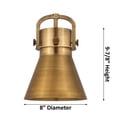 thumbnail image 2 of Innovations Lighting - Newton Cone - 1 Light Flush Mount In Industrial, 2 of 2