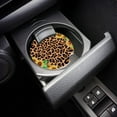 thumbnail image 3 of POGLIP Summer Sunflower Leopard Texture Set of 2 Car Coaster for Drinks, Absorbent Ceramic Stone Coasters Cup Mat with Cork Base for Home Kitchen Room Coffee Table Bar Decor, 3 of 5