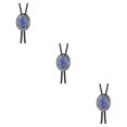 thumbnail image 2 of Sonducket Bolo Tie Turquoise Western Hat Light Collar ajustable Corbatas Diseño único Corbata Accesorios de disfraces Mujeres Pink agate Type4 NO4, 2 of 6