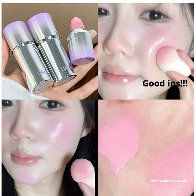 Cace Soft Mist Powder Blusher Liquid Low Saturation Atmosphere Korean Makeup With Brush Liquid
