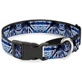 thumbnail image 1 of Buckle-Down Tie Dye Purple Blue Martingale Dog Collar, 1 of 1