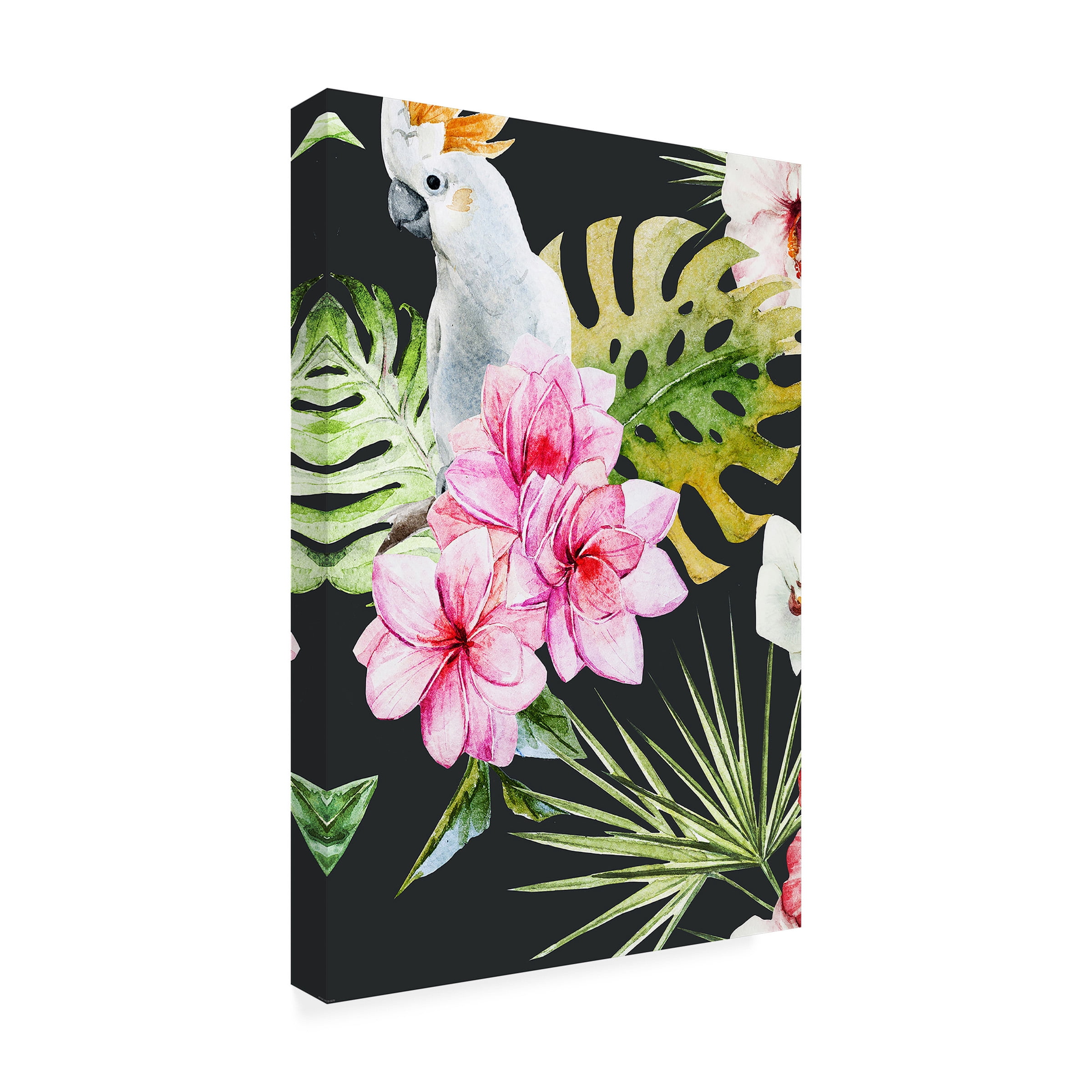 Incado 'Cockatoo Dark' Outdoor Canvas