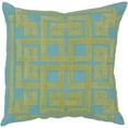 thumbnail image 1 of Surya Surya Pillows Area Rug LD011 Wasabi/Aqua Lattice Knot 22" x 22" Square, 1 of 3