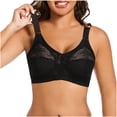 thumbnail image 5 of Xucatan Underwire Bra for Women, Solid Floral Embroidered Thin Fixed Cup Everyday Bra, Back Smoothing Lifting Bras, Demi Cup T Shirt Bra Gift, 5 of 6