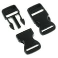 thumbnail image 4 of Paracord Planet Flat Side Release Buckles – Black, Plastic Buckles in Multiple Sizes and Packs – Straps, Crafting, and Replacement, 4 of 4