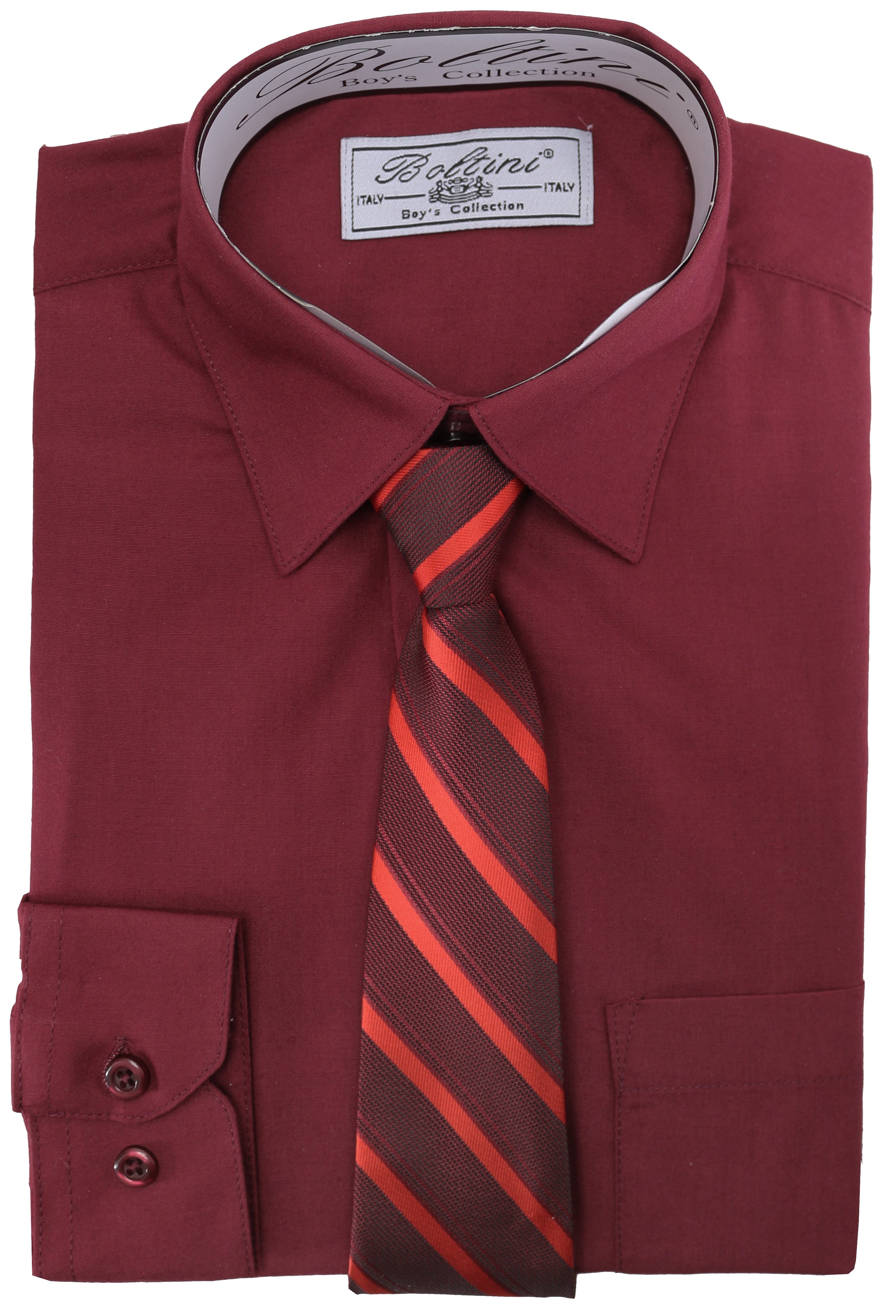 boys maroon dress shirt