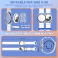 thumbnail image 4 of YUNOVA AirTag Wristband for Kids, IPX8 Waterproof Silicone Strap with Magnetic Clasp, Adjustable Hidden Holder Compatible with Apple AirTag Tracker for Child Teen Swimming, 4 of 7