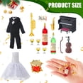 thumbnail image 4 of Set de ropa para muñecas Ceenna, 32 piezas, accesorios navideños, 4 of 7