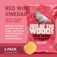 Kettle Cooked Potato Chips, Red Wine Vinegar Flavor, 6 Ounce Bag, 6