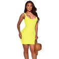 thumbnail image 1 of New Women's Sexy Bodycon Dress Sleeveless Backless Ribbed Dresses, 1 of 2