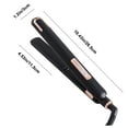 thumbnail image 3 of BGZLEU Mini Dual-Purpose Curling Iron, Mini Flat Iron 2 in 1 Mini Flat Iron Curling Iron, Rechargeable Small Hair Curler Iron for Short and Long Hair (Black), 3 of 8