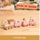 thumbnail image 3 of Wooden/Plastic Train Christmas Ornament Merry Christmas Decoration For Home 2024 Xmas Gifts Noel Natal Navidad New Year 2025, 3 of 5
