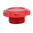 thumbnail image 1 of QIILU Oil Tank Cover,Engine Oil Filler Cap Cover Lid Aluminum Alloy Red Replacement For WRX STi GC GD GF GG GH,Oil Filler Cap, 1 of 8