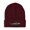 Burgundy, variant on Beanie Shark Embroidery, One Size, Black