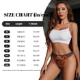 thumbnail image 2 of Thongs for Women - Fiery Desert Camel No Show Seamless Womens Thongs Underwear, Breathable G String Thongs for Women, Ladies Stretch Low Rise Thong Bikini Panties Briefs, 2 of 5