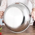 thumbnail image 1 of Pot with Divider Cookware Kitchenware Cookware pot with Divider Cooking Pot for Party Travel With spoon and lid, 1 of 9