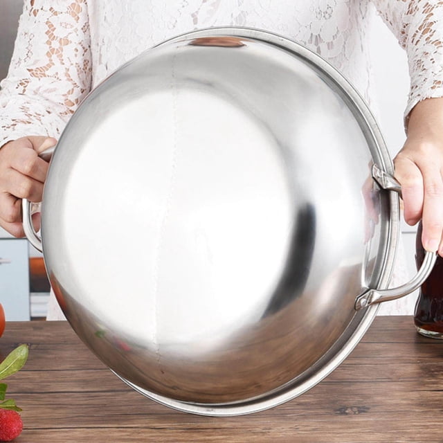 Pot with Divider Cookware Kitchenware Cookware pot with Divider Cooking Pot for Party Travel With spoon and lid