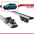 thumbnail image 5 of Compatible with Suzuki Vitara 2015-2025 HOOK Model Car Roof Rack Cross Bar Grey Aluminium 2 Bars, 5 of 9