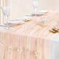thumbnail image 5 of Luoluohouse Mantel De Tul Decoración De Mesa De Boda: Camino De Mesa De Perlas De Flores De 10 Pies, Mantel De Encaje De Tela De Tul Champán Para Mesa De Postre, Decoración Romántica De Mesa De Boda,, 5 of 5