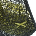 thumbnail image 3 of Modway Encase Swing Outdoor Patio Lounge Chair without Stand in Black/Peridot, 3 of 8