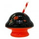 thumbnail image 1 of Vaso Popote Halloween Hongo Naranja Negro Melamina Brilloso, 1 of 3