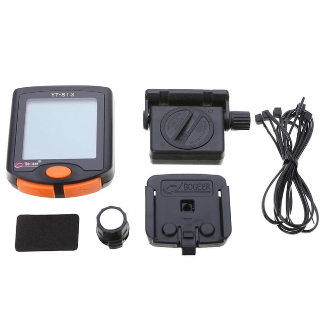 Greeniant Para bicicleta multifunción bicicleta ordenador luminoso odómetro pantalla LCD Digital inalámbrico velocidad medidor ciclismo Type1 NO1