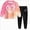 Hot Pink 0726, variant on Toddler Baby Girls Clothes Long Sleeve Pants Tie-dye Sweatshirt Pants Kids Fall Winter 2Pcs Outfits Set 24 Months 2T 3T 4T 5T 6T 7T 8T Girl Gift Set Dailywear Set Light Purple Size 3-4 Years