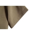thumbnail image 5 of JULMCOMO Cotton Linen Shirts for Men Collared Roll Cuff Short Sleeve Breathable Lightweight Casual Summer Button Down Shirt Army Green M, 5 of 8