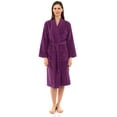 thumbnail image 5 of TowelSelections Women's Robe Turkish Cotton Soft Terry Kimono Bathrobe X-Large/XX-Large Amethyst Purple, 5 of 6