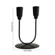 thumbnail image 3 of Wrought Iron U-Shaped Double-Headed Metal Candlestick Dining Table Candlestick Scandinavia Uncomplicated Luxurious Decorative Ornament, 3 of 6