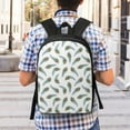 thumbnail image 5 of Disketp Colorful Grass School Backpack, Lightweight Basic Middle School Bookbags 17 Inch Casual Daypack for Student College, Travel or Outdoor, 5 of 6