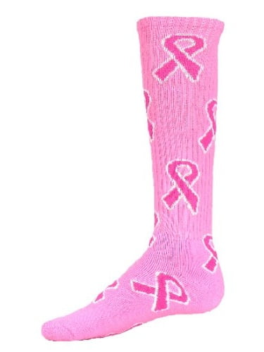 Red Lion RIBBON APEX Socks unisex athletic breast cancer awareness support pink 