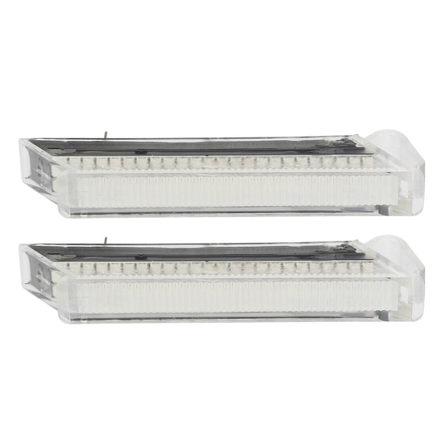 Espejo retrovisor de puerta, luz LED de señal de giro, lámpara intermitente 9L3Z17E748BA para Ford F150 2009-2014, lente transparente LED amarilla, 1 par