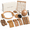 Khaki, variant on White Pilates Fitness Kit with Weights for Home Full-Body Workout